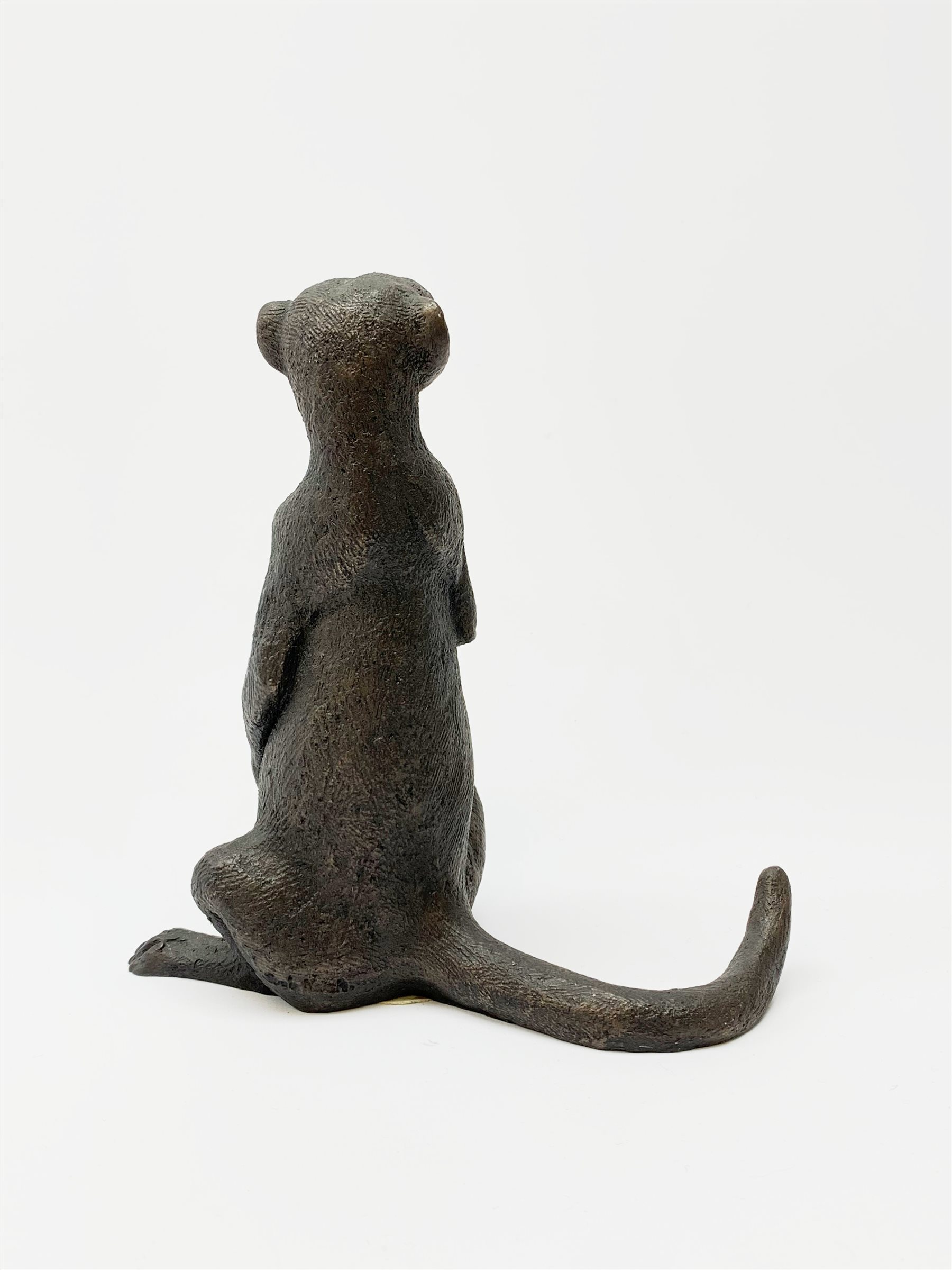 A Suzie Marsh bronzed sculpture modelled as a Meercat - Image 2 of 10