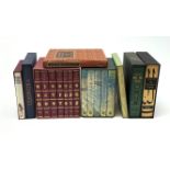 Folio Society - eight slip cases including Jane Austen in six volumes