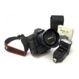 Canon EOS 5D camera body with Canon 'BG-E6' battery grip