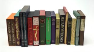 Folio Society - fifteen slipcases including Greek Myths