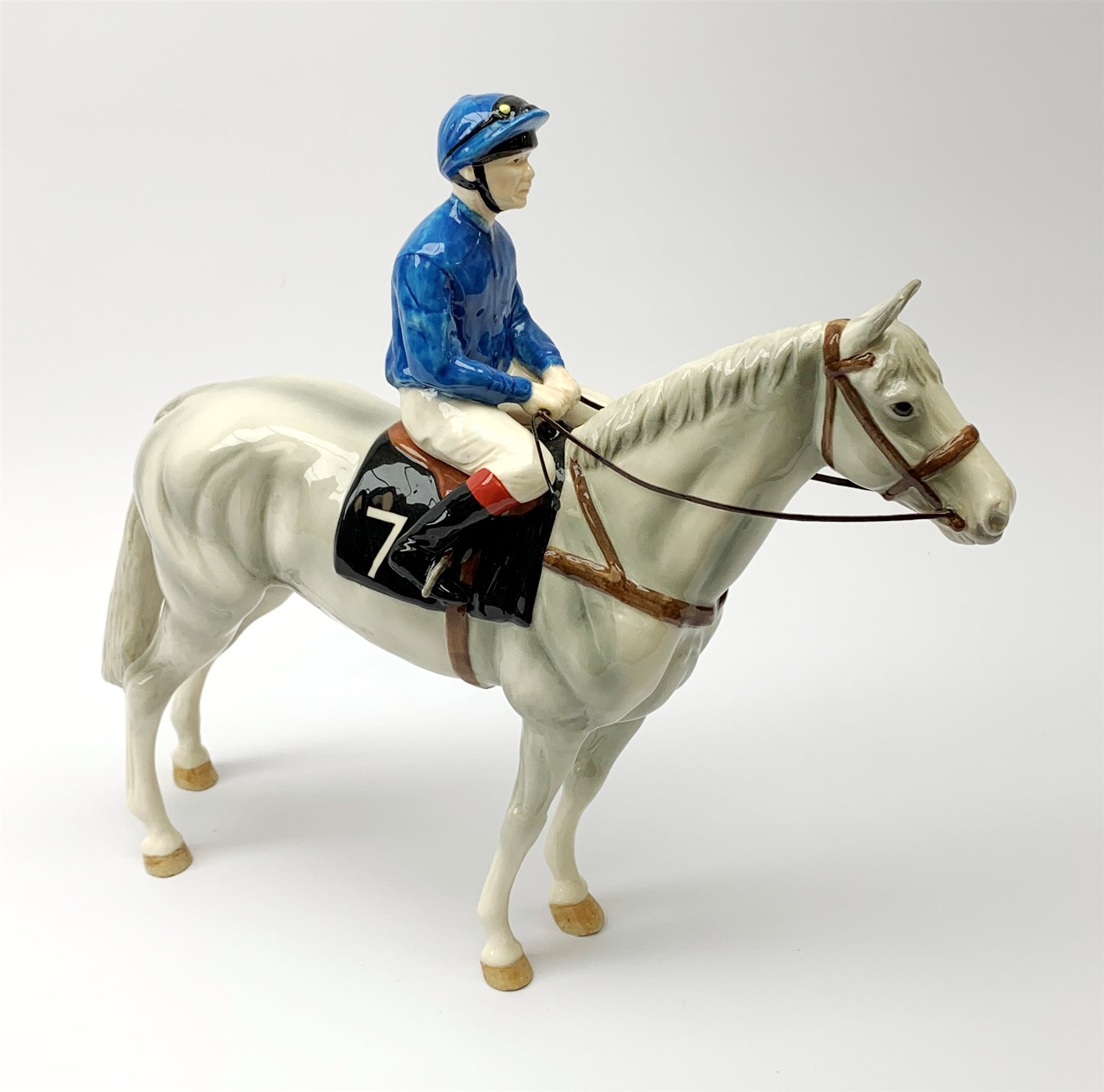 A limited edition John Beswick jockey on horseback - Image 6 of 37