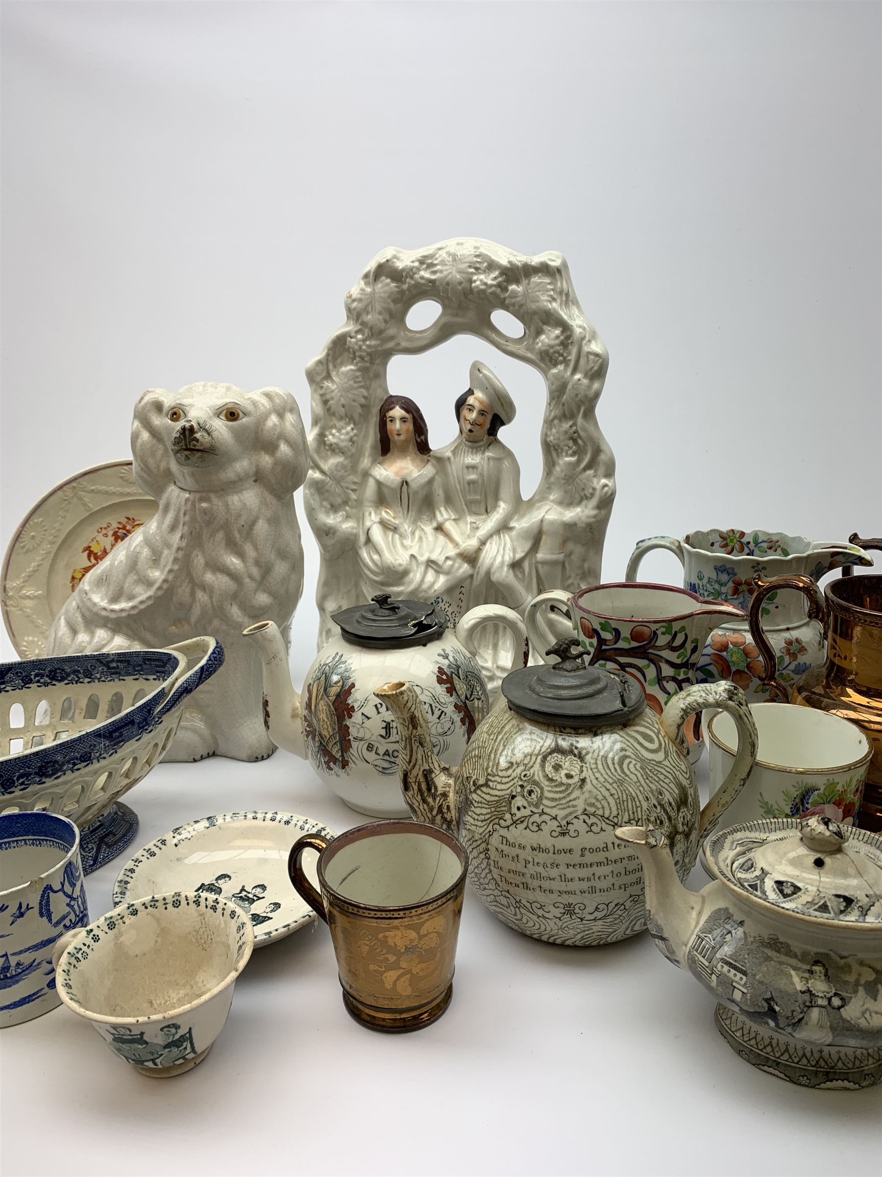 A group of 19th century ceramics - Image 4 of 16