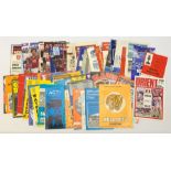Seventy 1950s and later football programmes all being for Sunderland away matches including against