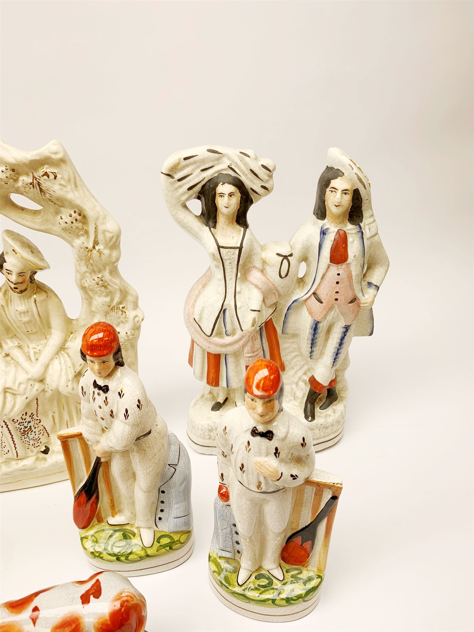 A group of various flatback figures - Image 7 of 17