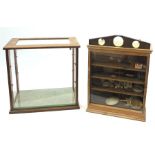 Two Vintage display cabinets