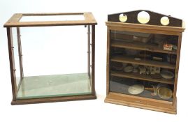 Two Vintage display cabinets