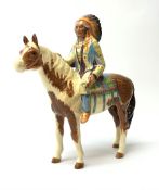 A Beswick Native American on horseback