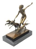 An Art Deco style bronze