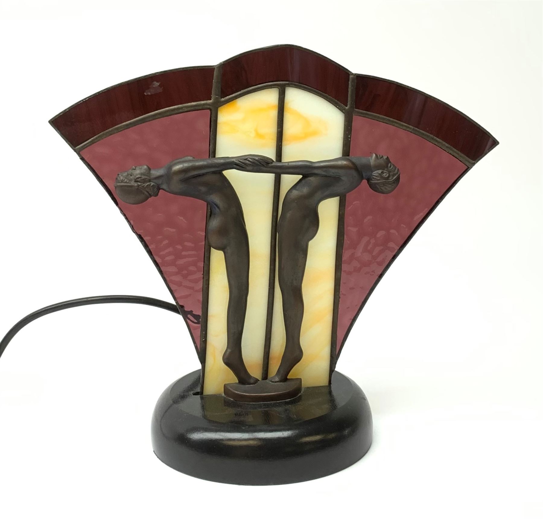 An Art Deco style table lamp - Image 4 of 7