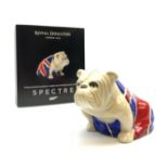 A Royal Doulton James Bond Spectre Edition figure of a bulldog