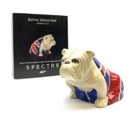 A Royal Doulton James Bond Spectre Edition figure of a bulldog