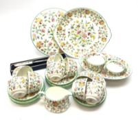 Minton Haddon Hall pattern tea wares