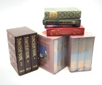 Folio Society - six slip cases including Arabian Night in six volumes