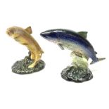 Two Beswick models of fish