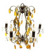 A Murano style chandelier