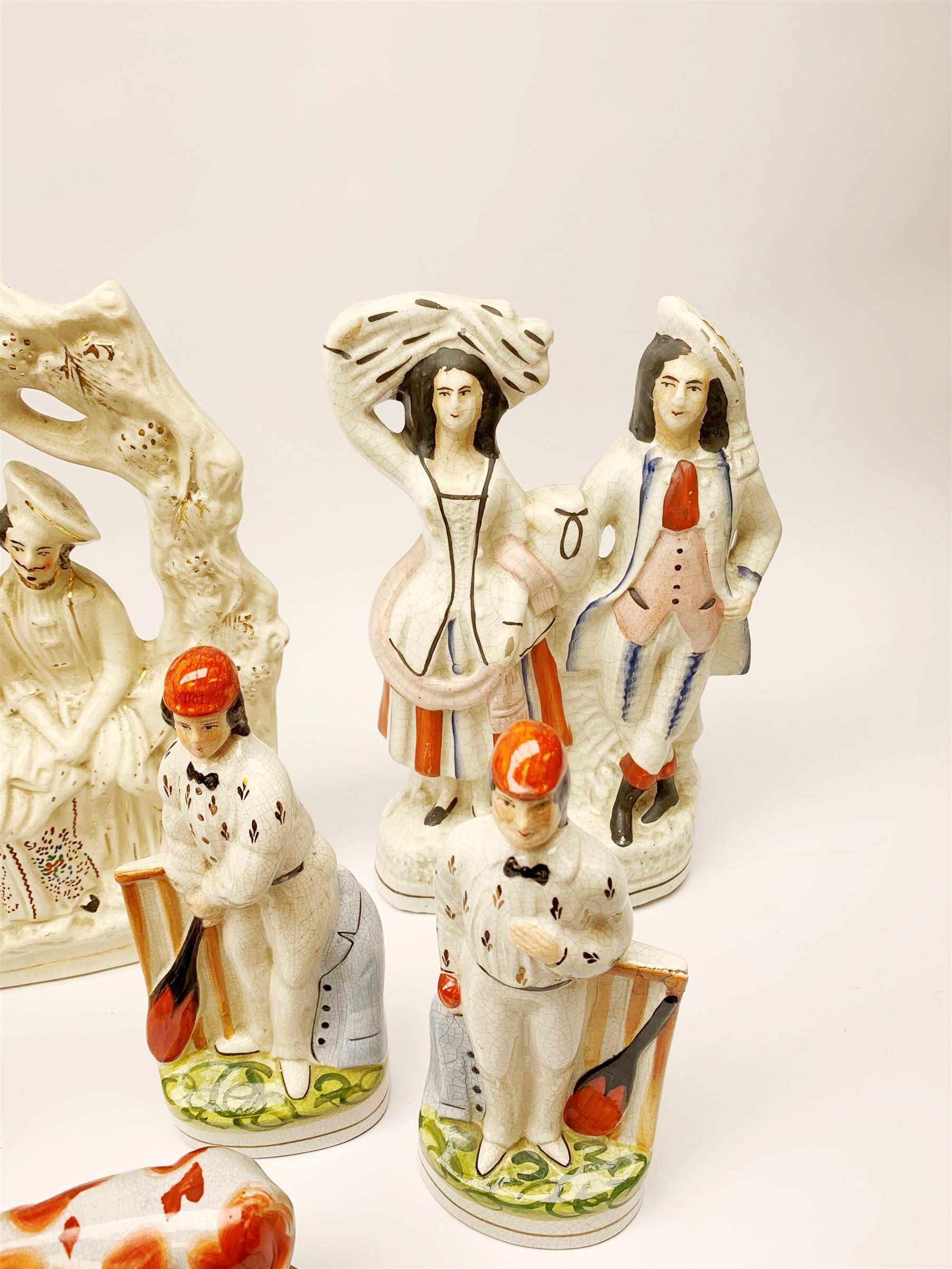 A group of various flatback figures - Image 14 of 17