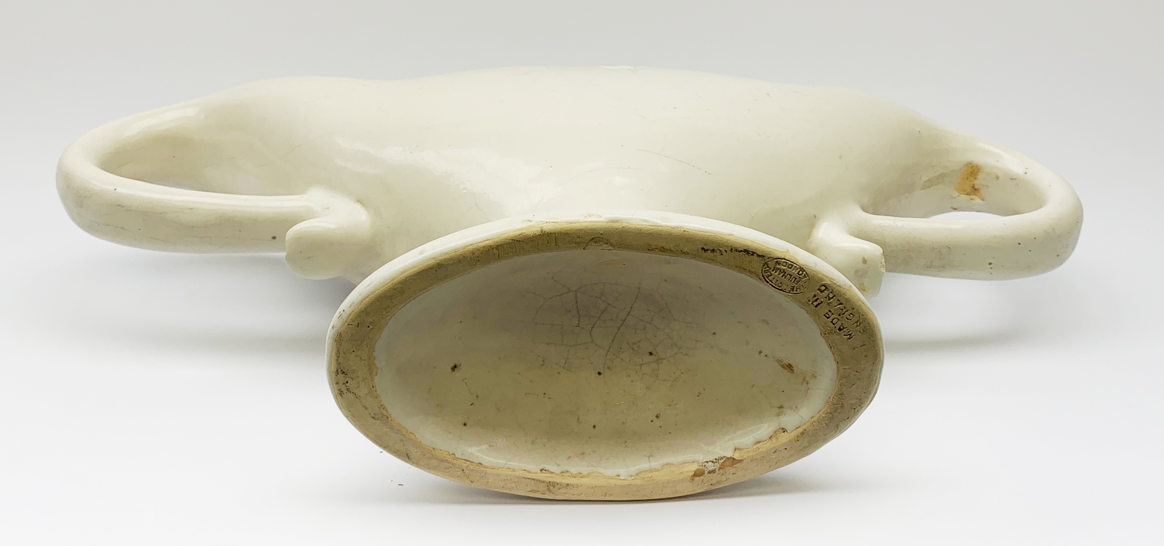 A Fulham Pottery post-war mantle vase or planter - Image 13 of 14