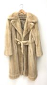 A Vintage Pearl Mink full length coat