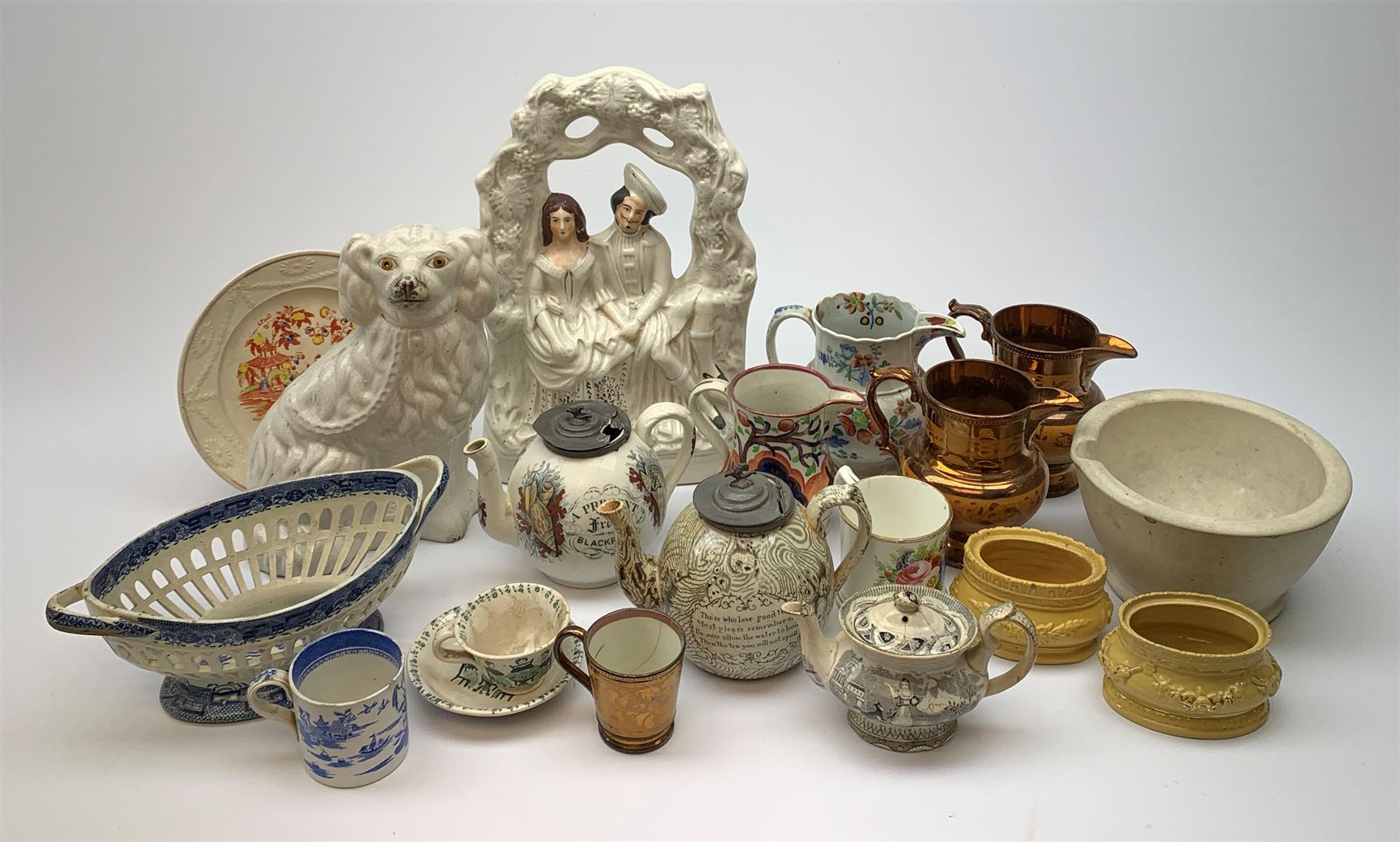 A group of 19th century ceramics - Image 2 of 16