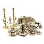 A selection of assorted silver plate