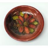 A Moorcroft flambe dish