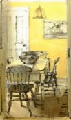 Barry E Carter (Northern British 20th century): 'Interior'