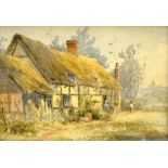 William Henry Hall (British 1812-1880): Rural Cottage