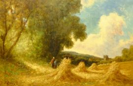 Peter Leslie (British 1877-?): Haytime