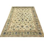 Keshan ivory ground rug