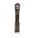 Late 20th century mahogany long case clock