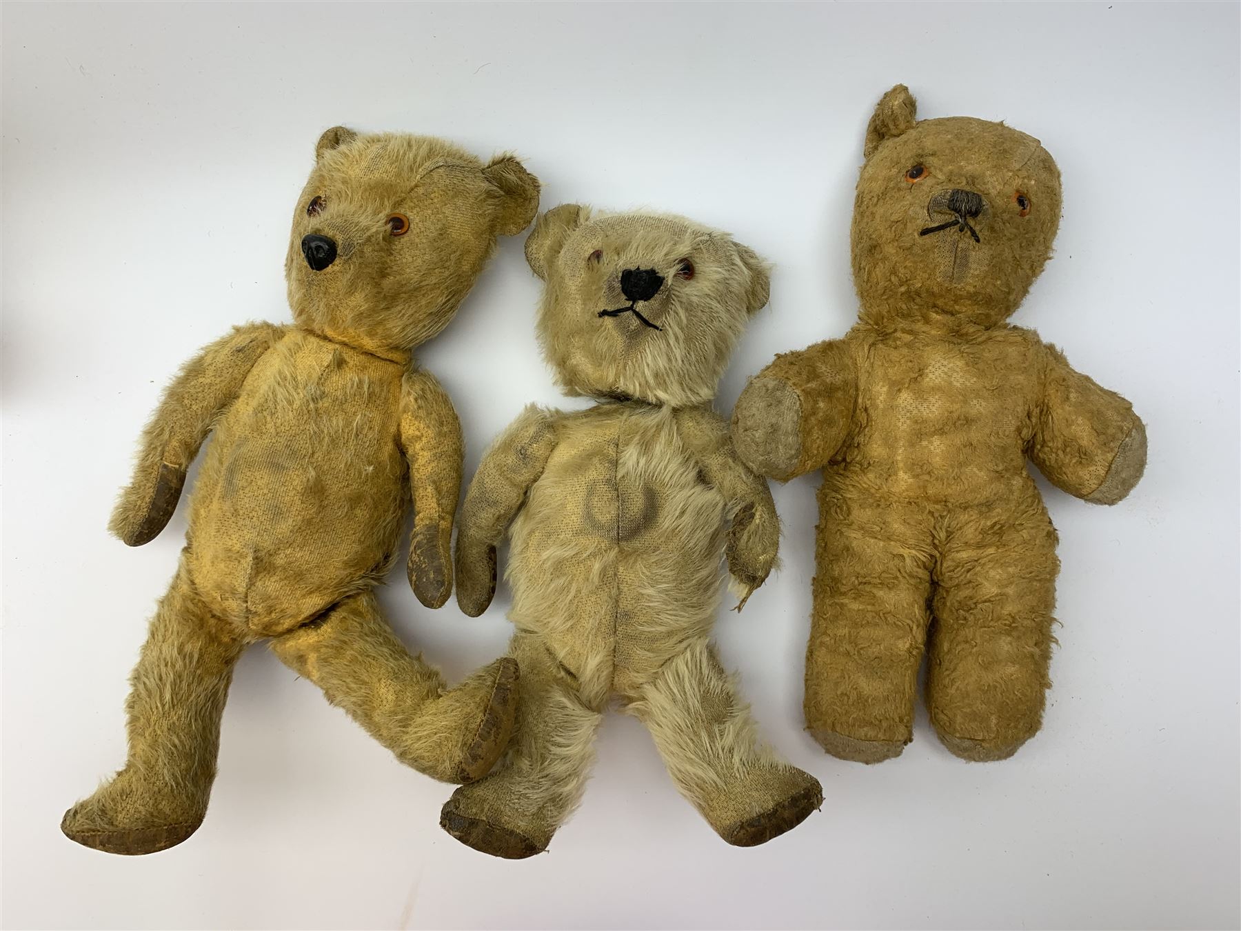 Five British teddy bears 1930s-50s including Irish Tara bear with swivel jointed head - Image 2 of 5