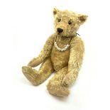 Early 20th century German Steiff large teddy bear c1907 with FF button to left ear