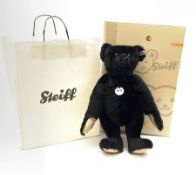 Steiff limited edition 'Mohair Teddy Bear 1907 replica' in black