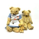 Merrythought - two 1930s teddy bears