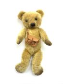 Merrythought Hygienic Toys large 'Magnet' teddy bear c1930s with plush body