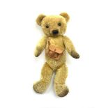 Merrythought Hygienic Toys large 'Magnet' teddy bear c1930s with plush body