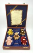 Steiff limited edition British Collector's Baby Bear Set 1994-1998