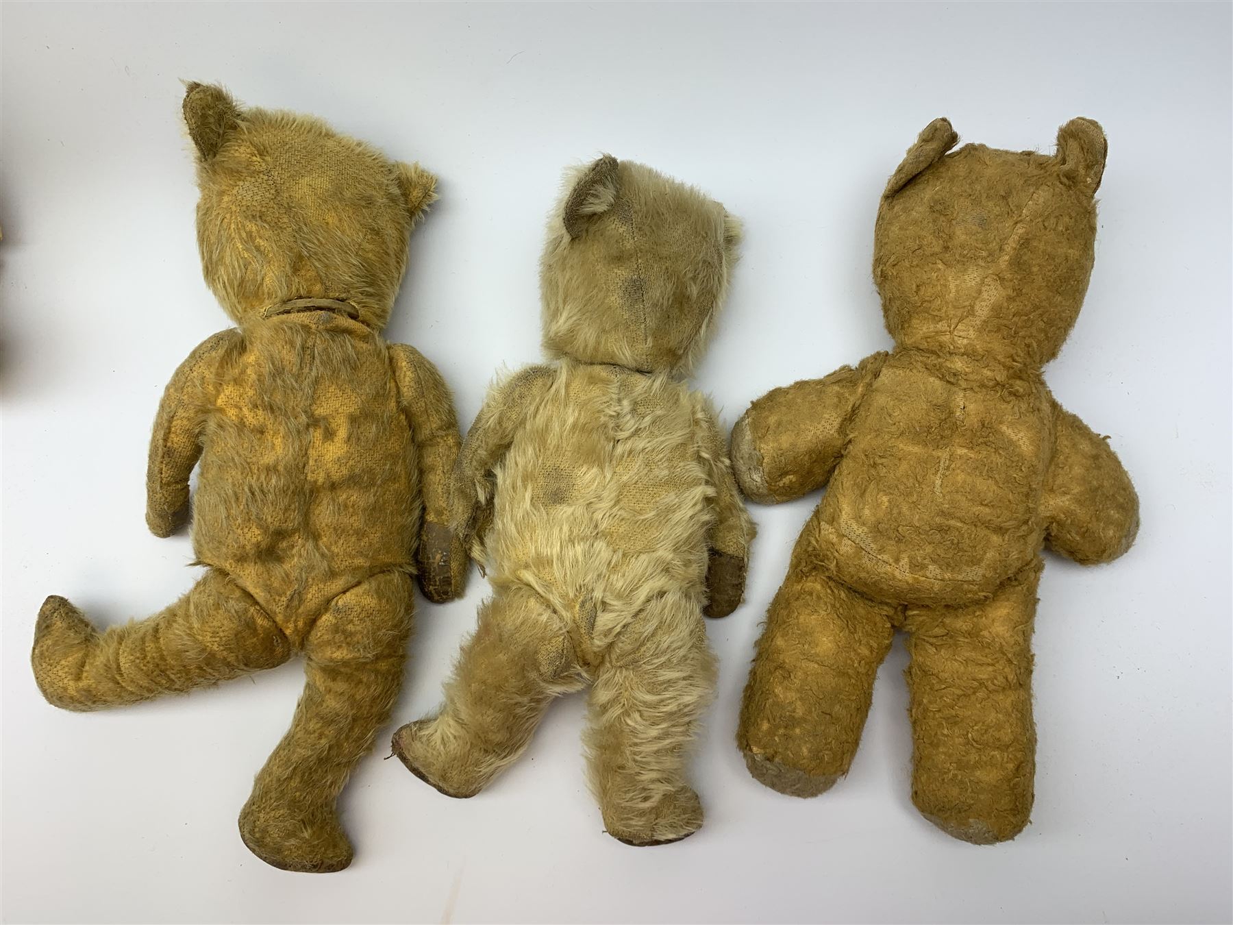 Five British teddy bears 1930s-50s including Irish Tara bear with swivel jointed head - Image 3 of 5