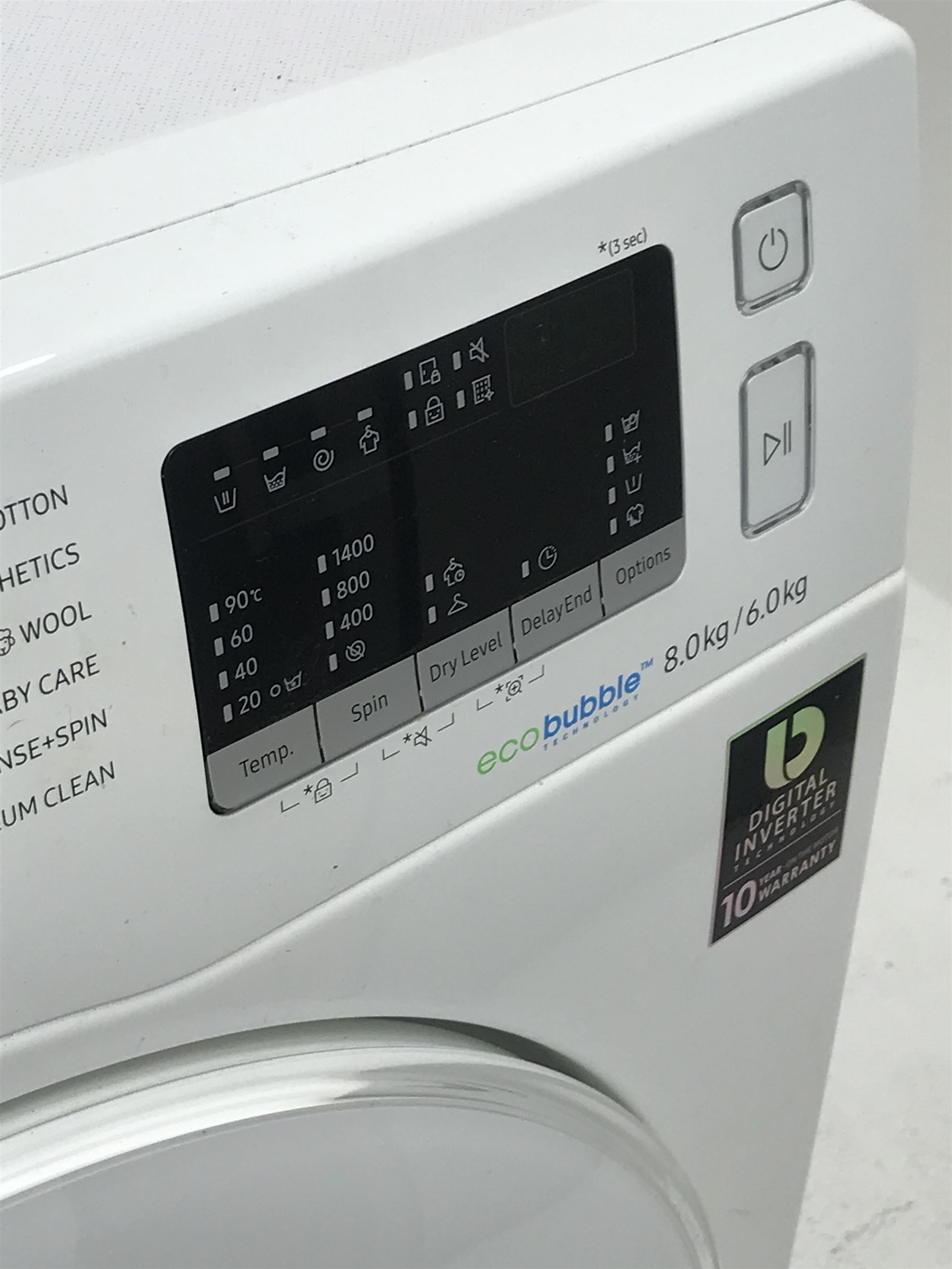Samsung washing machine - Image 3 of 3