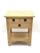 Maple side cabinet with moulded top