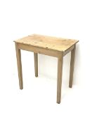 Small pine side table