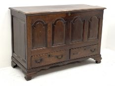 18th century oak mule chest