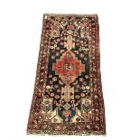 Persian red and blue rug