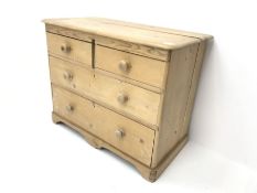 Victorian stripped pine chest