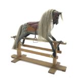 Early 20th century dapple grey rocking horse