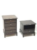 Stag bedside pedestal chest