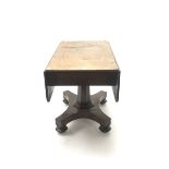 Victorian mahogany Pembroke pedestal table