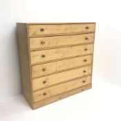 Blonde plywood and pine chest