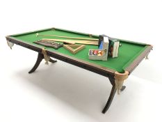 Allied Billiards slate bed snooker dining table