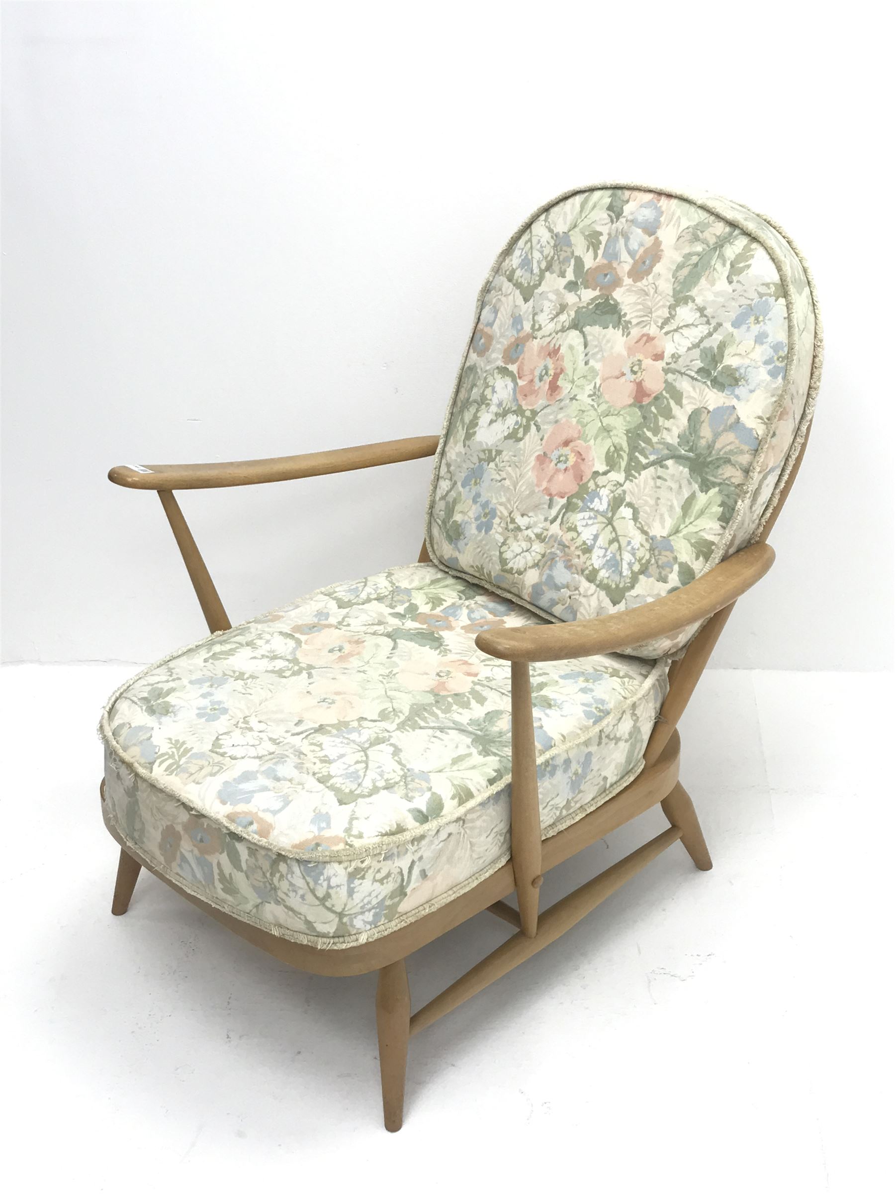 Ercol beech framed armchair - Image 3 of 3